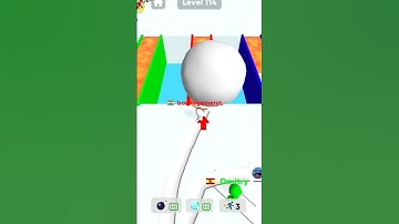 Snow Race level 114#shorts