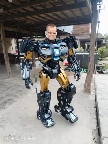 Robot kepala manusia #shortvideo #lucu #viralvideo #comedy