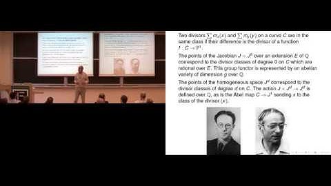 Benedict Gross: Rational points on hyperelliptic curves [2016]