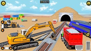 building simulation games|Spiele zum Eisenbahnbau|Bauspiele am Bahnhof|Строительные игры для детей screenshot 4