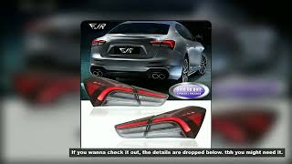 For Maserati Ghibli LED Taillight Assembly 2014-2020 Retrofit Old to New Rear Tail Light Flowing Tur 1970 Maserati Tail Lights