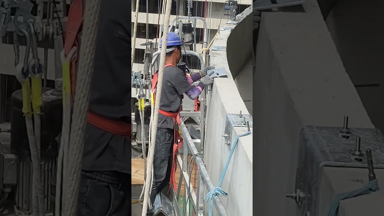 Office building curtain wall gasket installation process