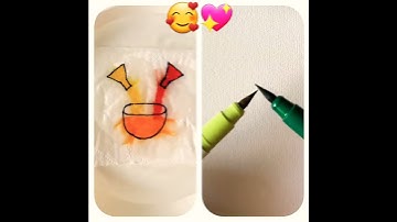 color gradient + water drawing 🥰💖 #shorts #ytshorts #art #drawing #viral #youtube #yt