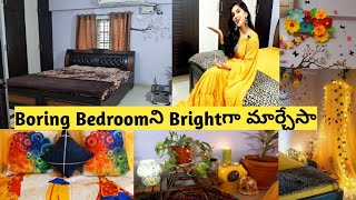 Boring To colourful Bedroom Makeover|Bedroom Decoration Ideas|Floor Sitting Workspace With Canopy