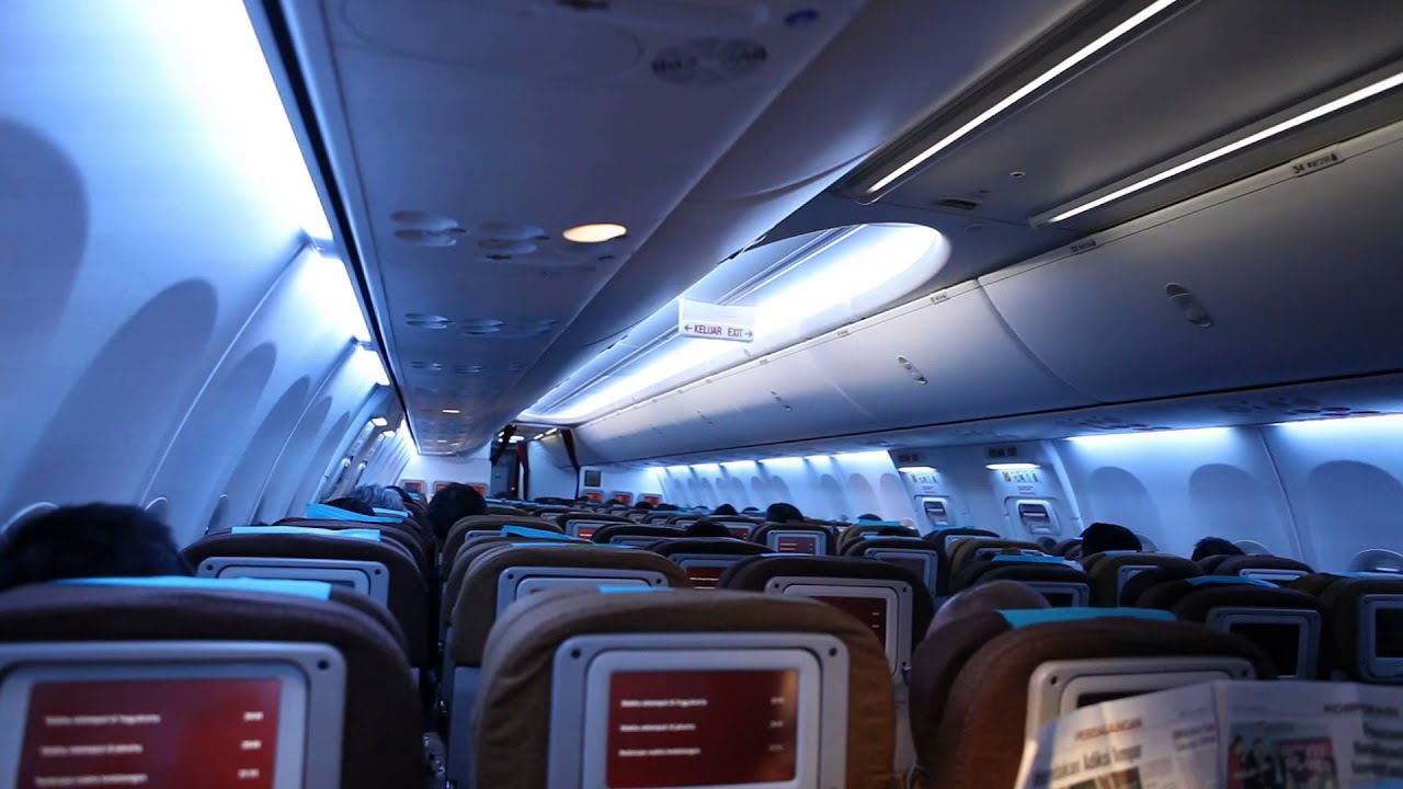 Sky Interior Cabin Of Garuda Indonesia Boeing 737 800ng 1