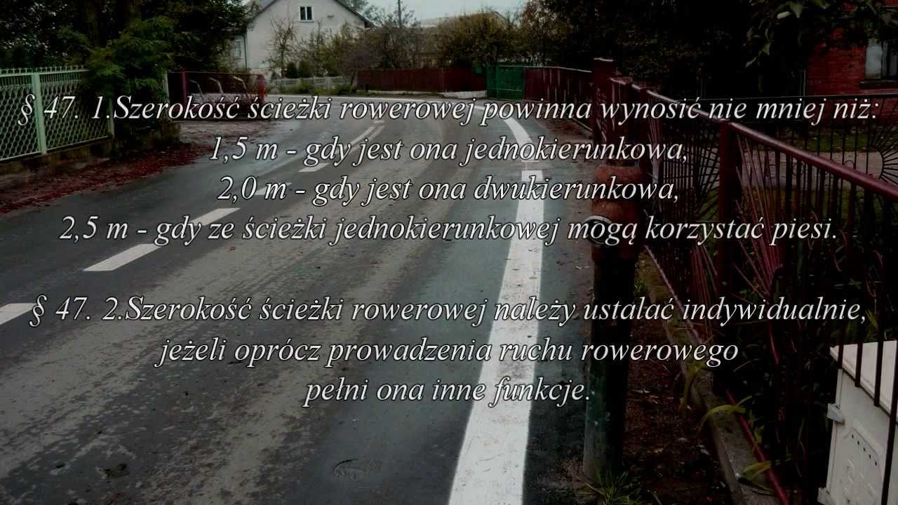 Pobocze czy droga rowerowa?