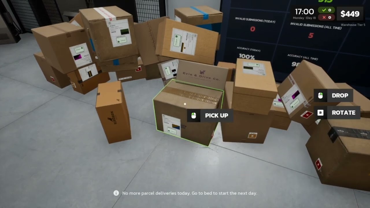 PARCEL SIMULATOR BUY LICENCE STAMP AUTHENTICATION  #6