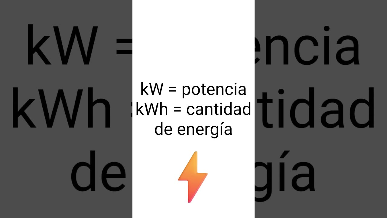  Cu L Es La Diferencia Entre KW Y H