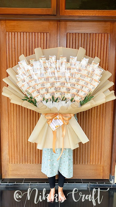 BUKET UANG Rp.5.000 SEBANYAK 60 LEMBAR #kadoultah #buketuang60lembar #buketuang5000