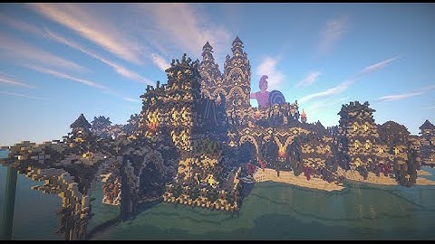 Minecraft Atlantis Epic Speed Build ServerSpawn/SG Timelapse HD + Map Free Download