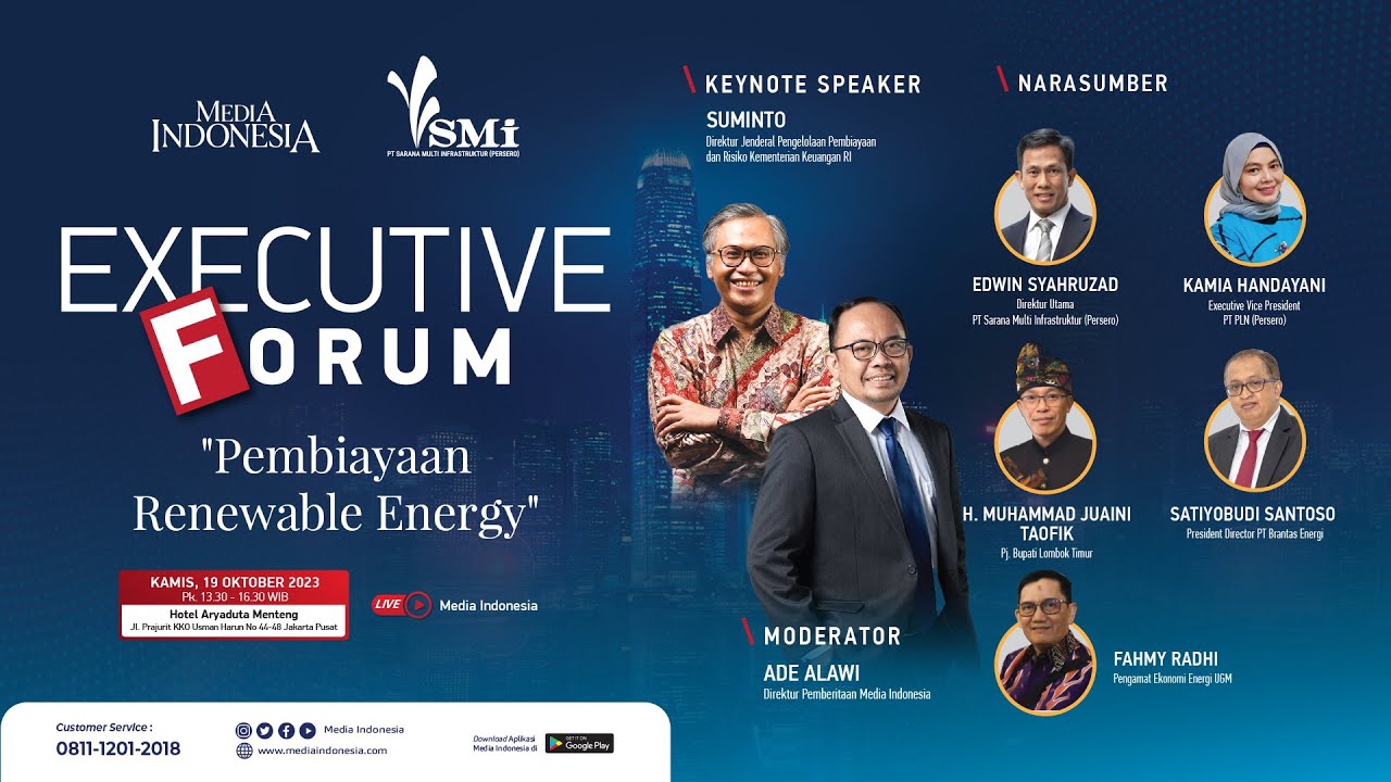 [LIVE] Executive Forum: Pembiayaan Renewable Energy