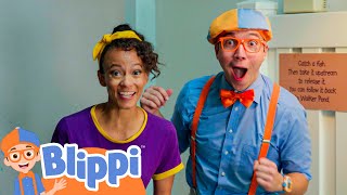 Blippi And Meekah Construct A Friendship | Vehicles For Children | Educational Videos For Kids