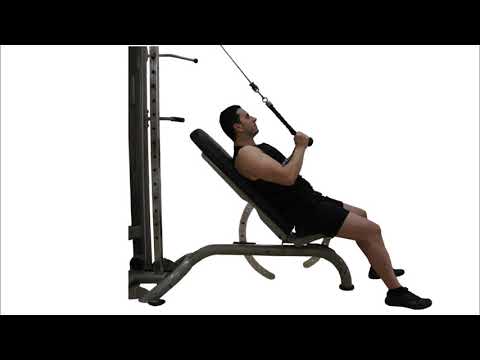 Cable Triceps Pushdown, Seated Incline Bench, Rope Attachment - KNOW ...