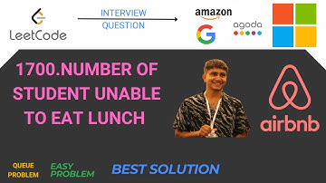 LeetCode - 1700.Number Of Students Unable To Eat Lunch- explained In Java