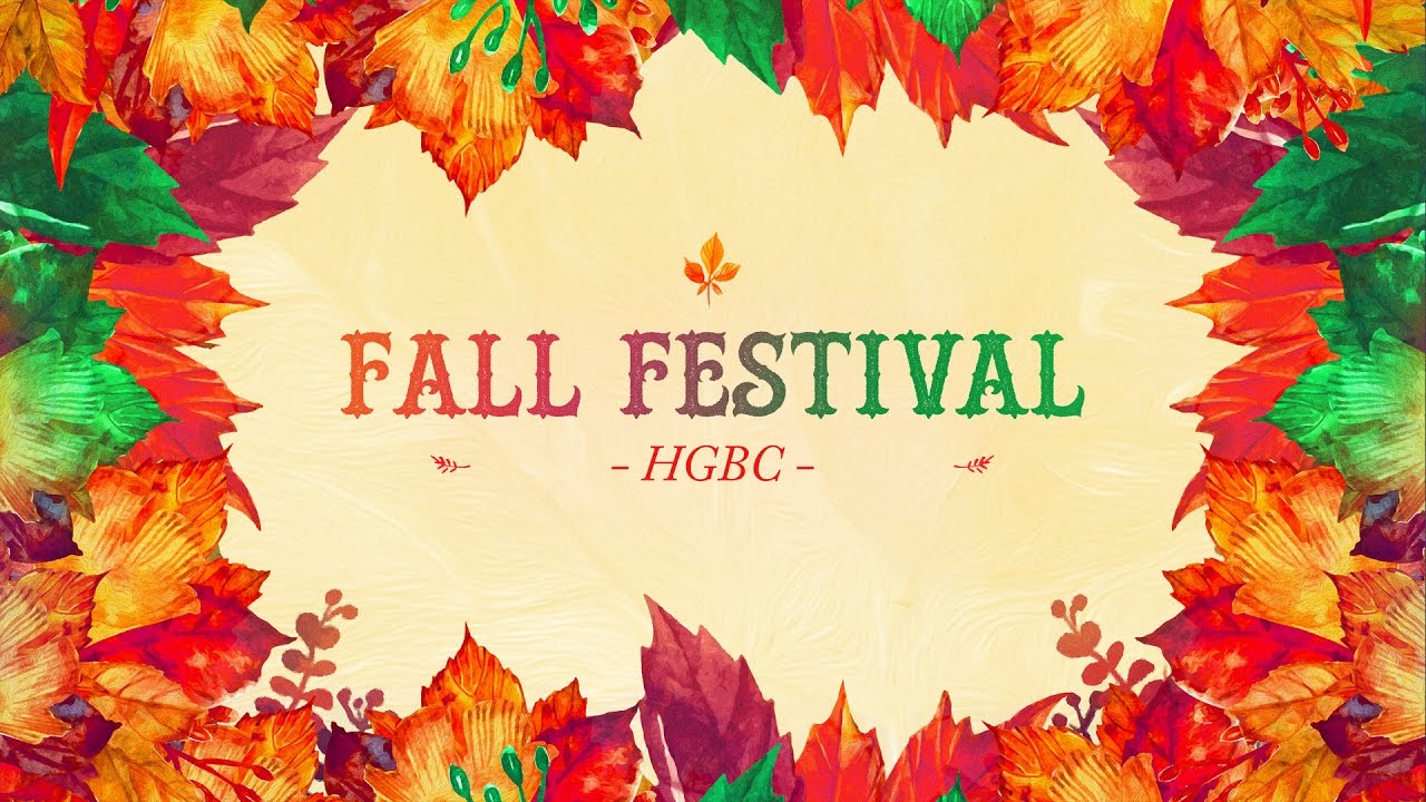 Holly Grove Baptist Church Fall Festival YouTube