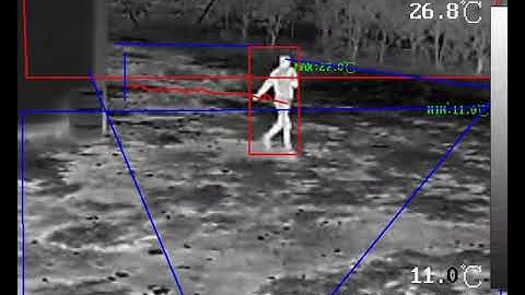 Intrusion detected by Thermal camera