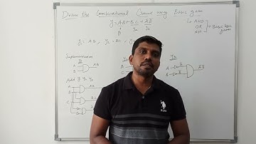 Draw the Combinational Circuit Using Basic Gates || Digital Electronics || Learn Thought