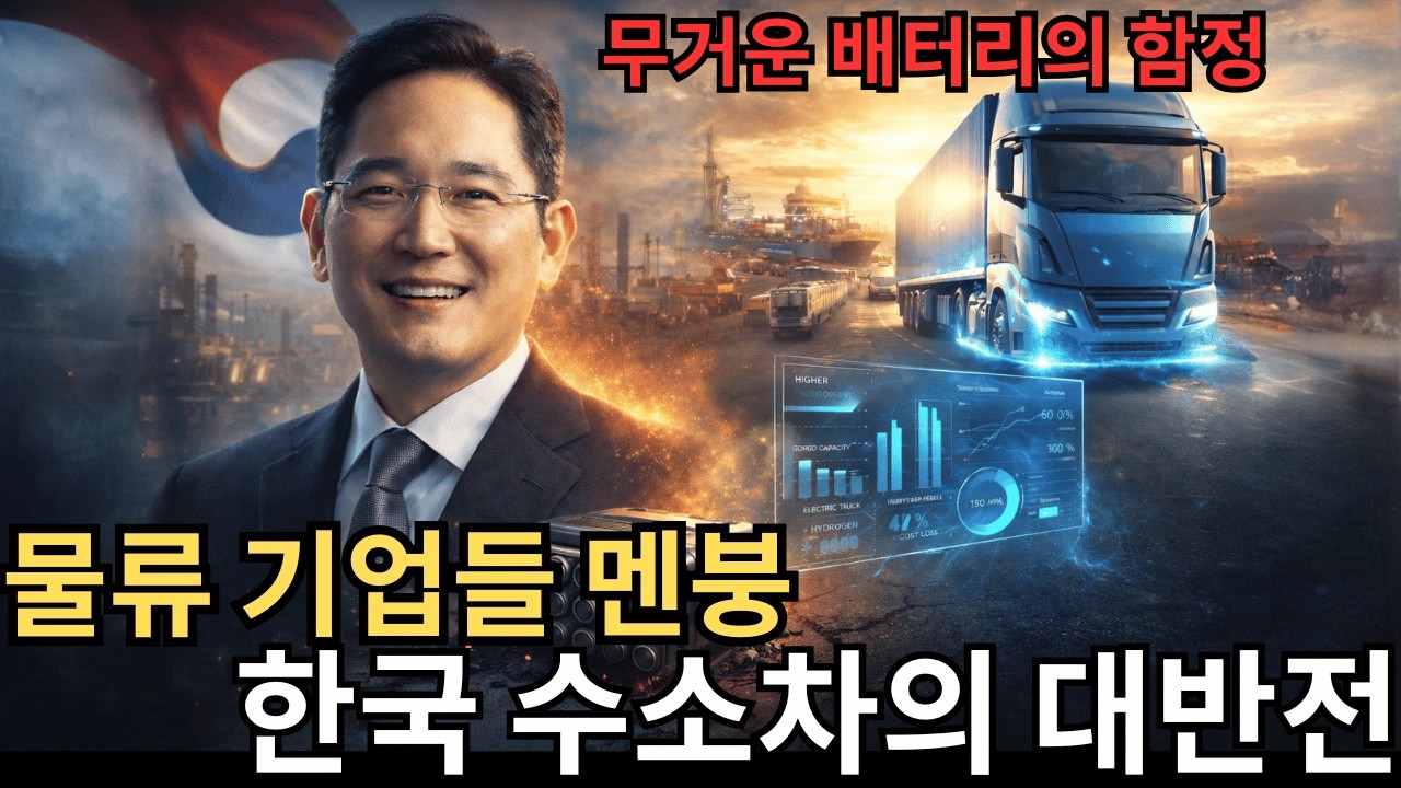 무거운 배터리가 부른 물류 대재앙! 매일 욕먹던 한국 수소차가 전 세계 트럭 시장을 집어삼킨 기막힌 반전 ,
