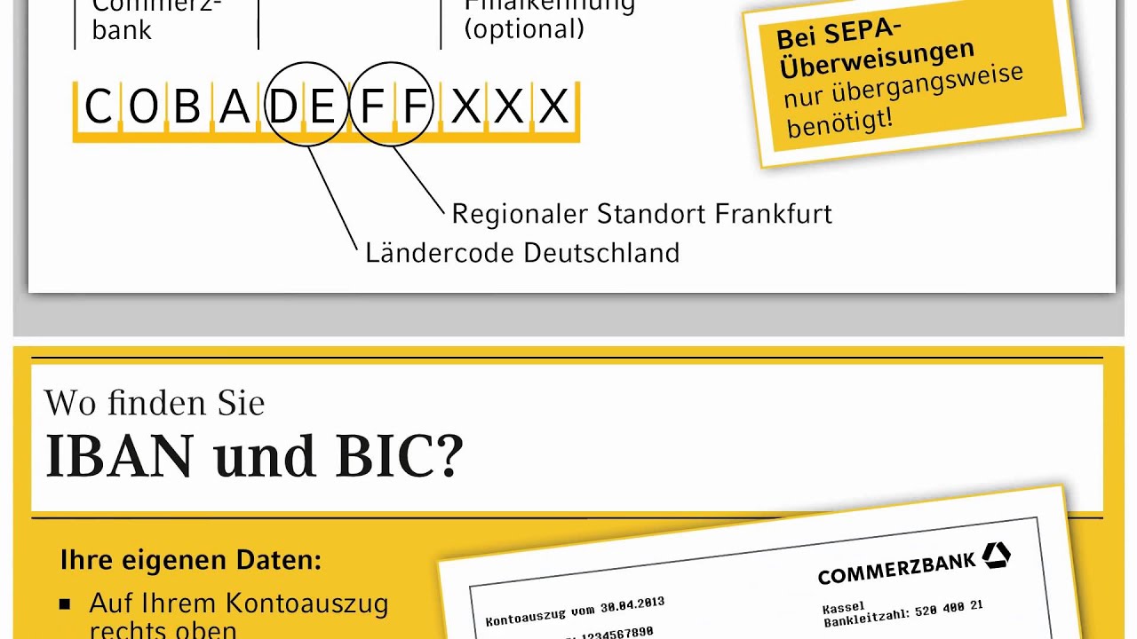 SEPA Aus Kontonummer Und Bankleitzahl Wird Die IBAN YouTube SEPA Aus Kontonummer Und Bankleitzahl Wird Die IBAN YouTube