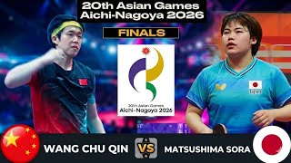 Information Wang Chuqin vs Matsushima Sora ⚡ The Ultimate Ping Pong War! | Asian Games 2026 🏆🇯🇵🇨🇳 Update