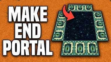 How to Build End Portal in Minecraft (Java and Bedrock Edition) - 2025