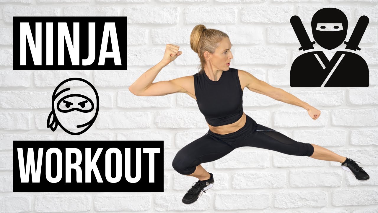 NINJA WORKOUT To Do At Home With Only Bodyweight (FITNESS CHALLENGE!) 