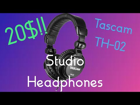 20$ Studio Headphones!?! (Tascam TH-02 Review)