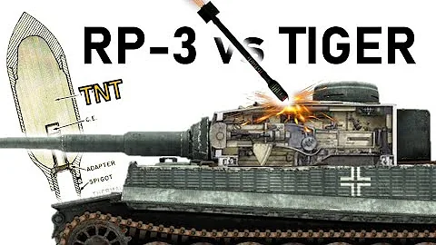 RP-3 ROCKET vs TIGER | 152mm High Explosive Rocket Armour Piercing Simulation