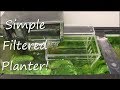 DIY Aquarium Planter Filters