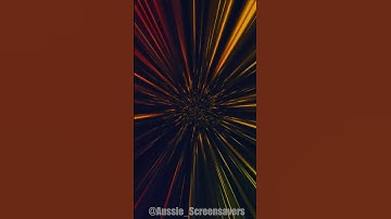 Fast Orange Space Travel via Lightspeed Screensaver Teaser #short #shortsvideo #shorts #shortvideo