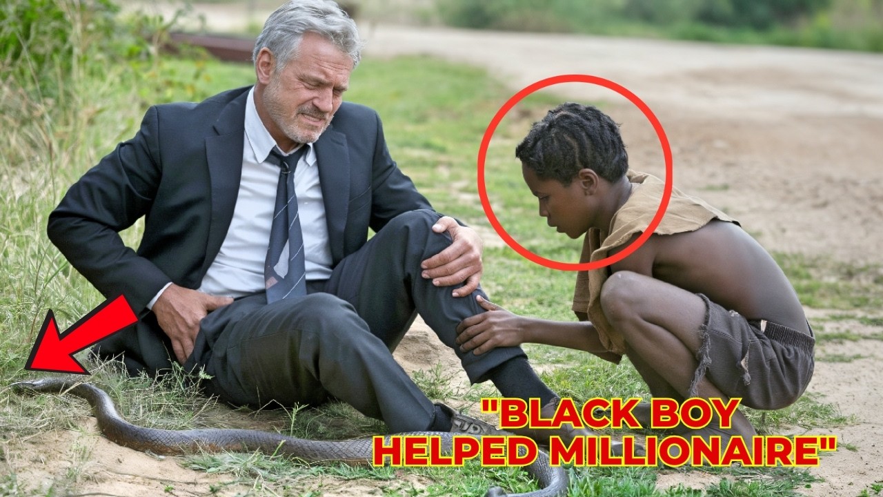 Black Boy Homeless Helped Millionaire Bitten By Poisonous Snake, 10 Minutes  Later Maybach Appeared. - YouTube