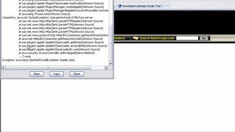 Problems Loading RuneScape