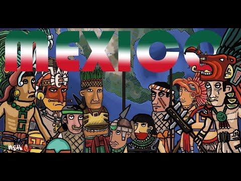 고대 멕시코의 역사, Mesoamerica Toltec, Maya, Aztec, Olmec, Zapotec 역사