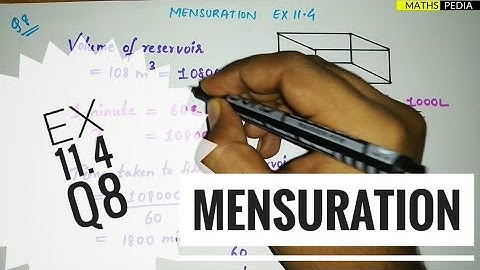 Mensuration | Class 8 | Ex 11.4 Q8 | Chapter 11 | Cbse | Explanation in Hindi | Mathspedia |