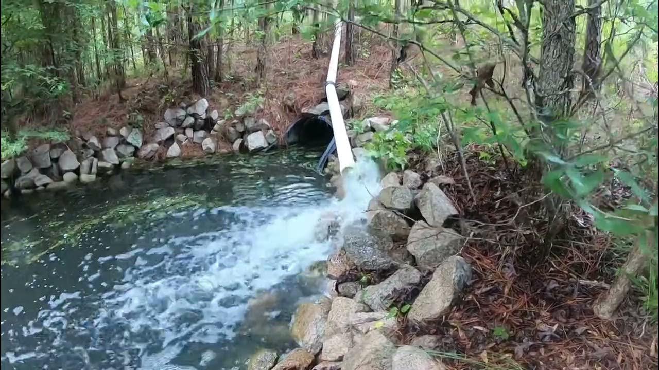 Installing a pond siphon (first time trying) YouTube