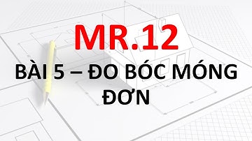 14. Đo bóc khối lượng móng đơn 1