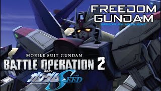 FREEDOM GUNDAM IN GBO2!!  SHOWCASE