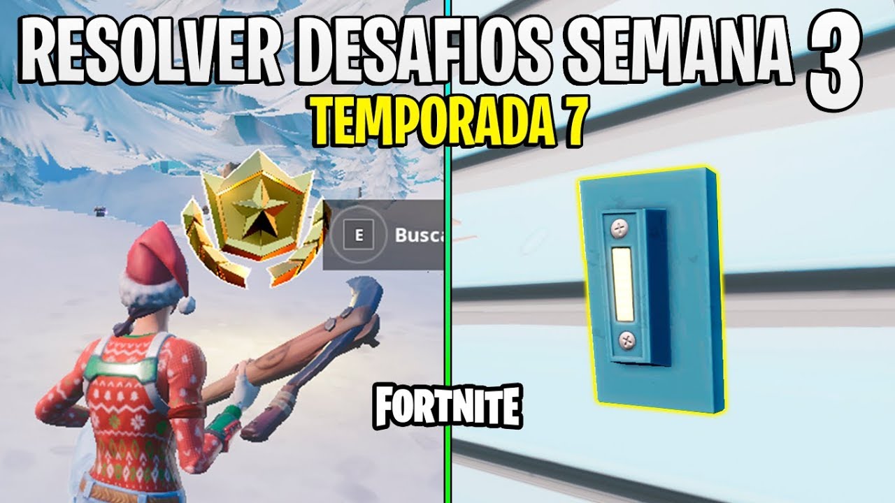 Fortnite Como Resolver Os Desafios Da Semana 3 Da Temporada 7 - fortnite como resolver os desafios da semana 3 da temporada 7 video mas popular