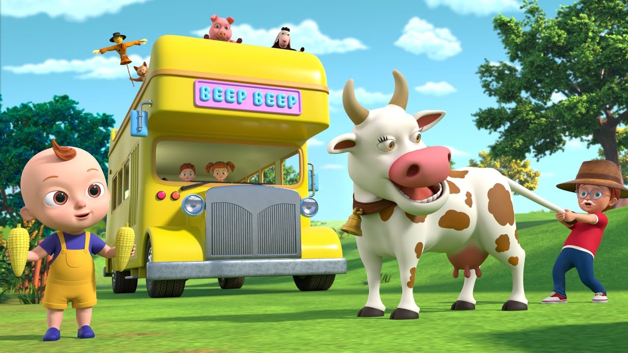 Wheels on the Bus (Animal Time) \u0026 MORE | Animal Songs for Kids | Beep Beep Nursery Rhymes