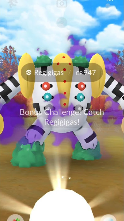 BLINDFOLDED Shiny Regigigas Last Ball Challenge! - Pokemon GO, #shorts, Pokémon GO