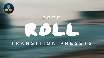 [New In 2022 : Saving And Using Power Bins] Free Roll Transitions | DaVinci Resolve 17