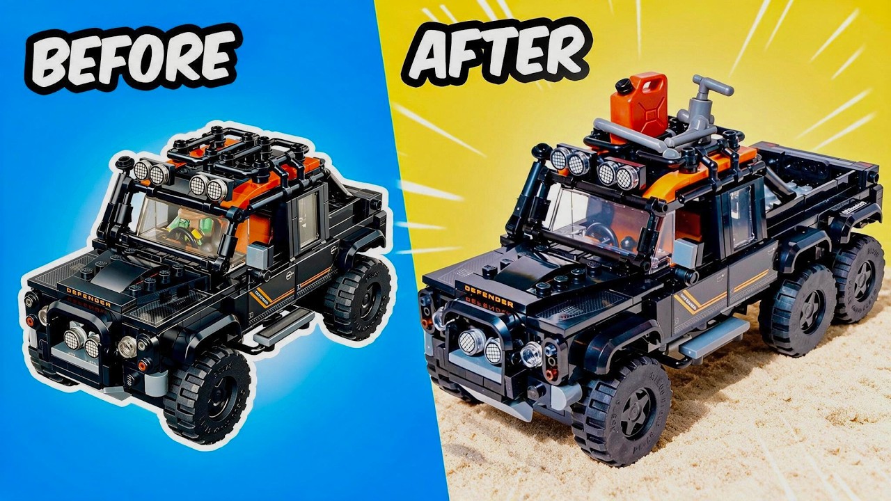 I Made LEGO Cars Look WAY Cooler — Transcript
