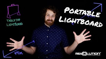 Tabletop Lightboard - Portable, Fast, & Clear - Home, Office, or Classroom