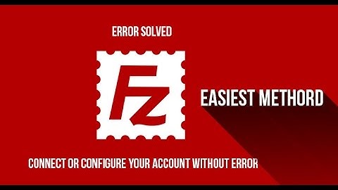 Connect to  Filezilla ftp without error!