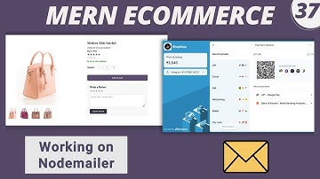 MERN Stack E-Commerce Project #37: Working on Nodemailer