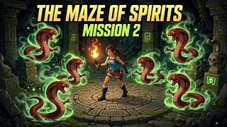 #LaraCroftGO -The Maze of Spirits Mission 2 Gameplay Walkthrough | Spirit/Snakes/Puzzle |#tombraider