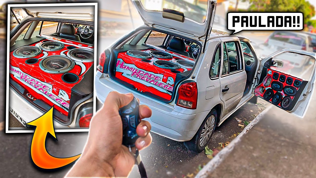 PRIMEIRA TOCADA DO SOM DO GOLZÃO !! *4 Graves*