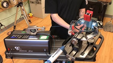 Time Lapse: How to String a Yonex Voltric II Badminton Racquet