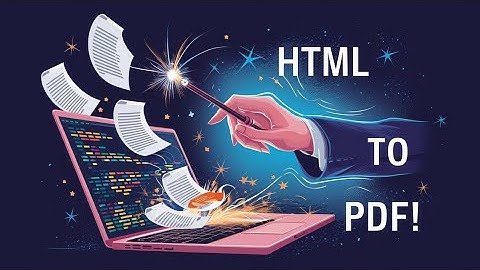 How To Convert Html to Pdf | HTML to PDF Converter