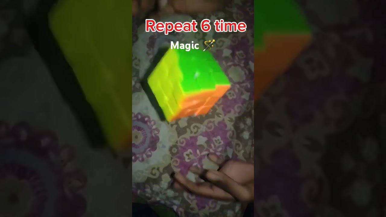 Cube magic🪄